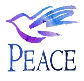Blessed are the peacemakers, dove of peace